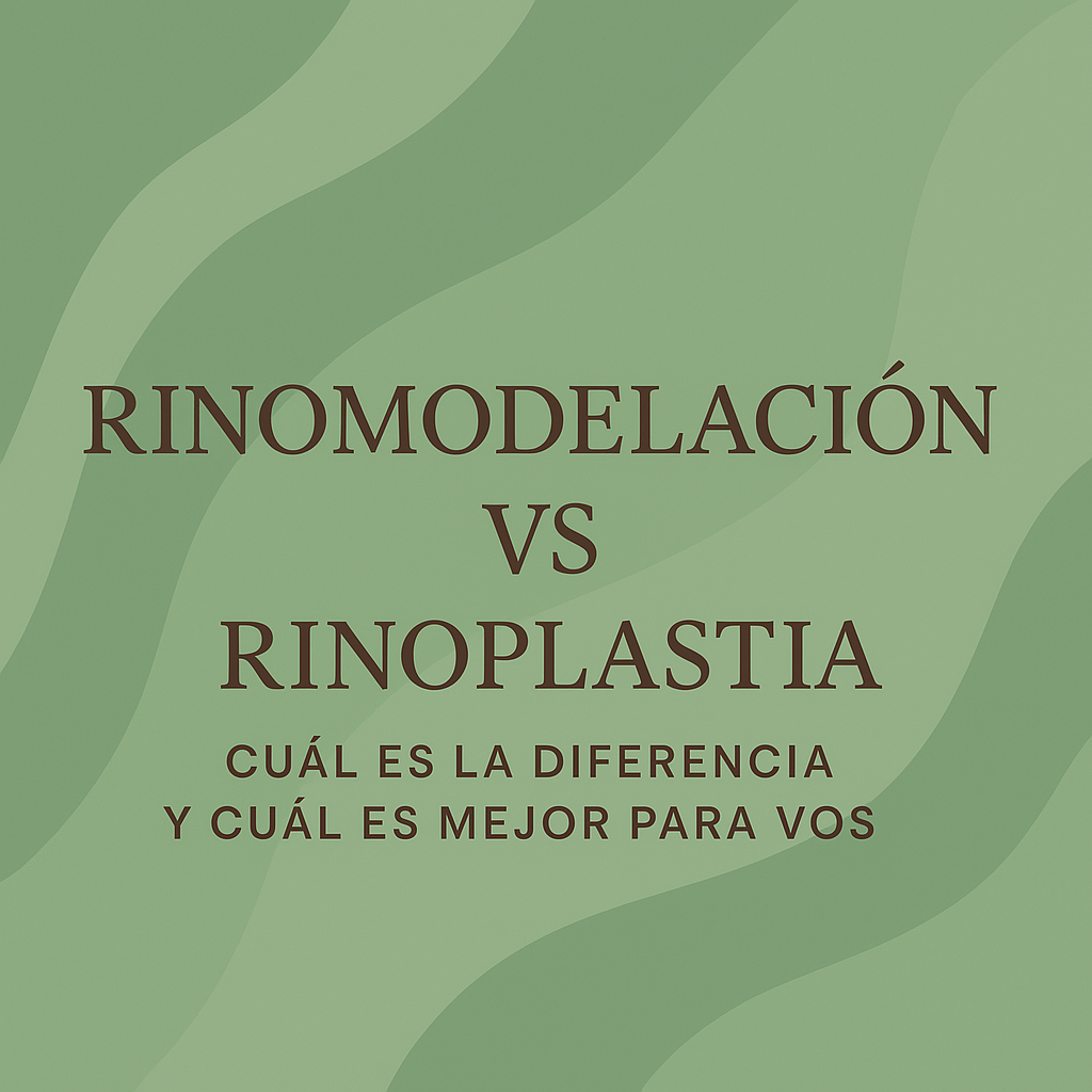 Rinomodelacion vs rinoplastia